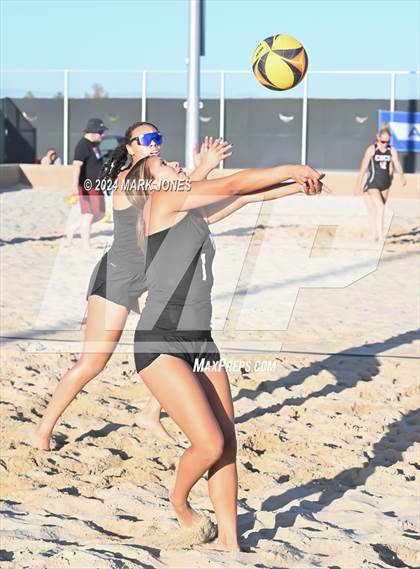 Thumbnail 3 in Seton Catholic vs. Mesquite (AIA DII Pairs Round 1 Playoff) photogallery.