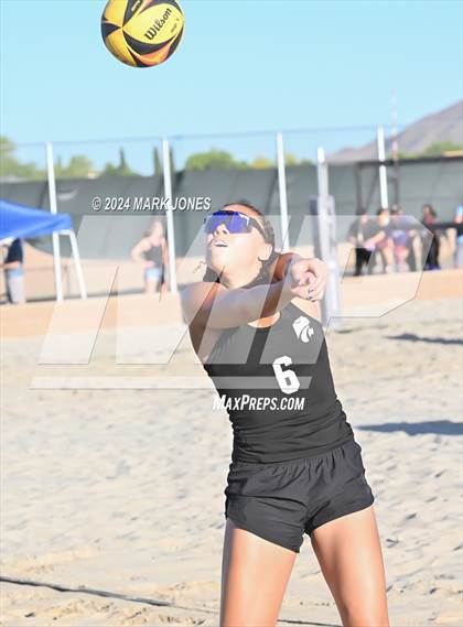 Thumbnail 3 in Seton Catholic vs. Mesquite (AIA DII Pairs Round 1 Playoff) photogallery.
