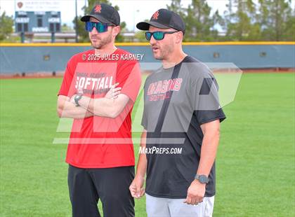 Thumbnail 2 in Basic vs Doral Academy Red Rock (NIAA 4A Final Game 1) photogallery.
