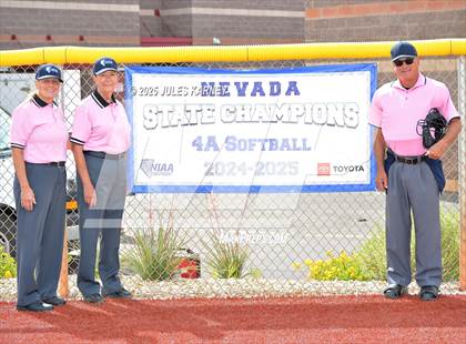 Thumbnail 1 in Basic vs Doral Academy Red Rock (NIAA 4A Final Game 1) photogallery.