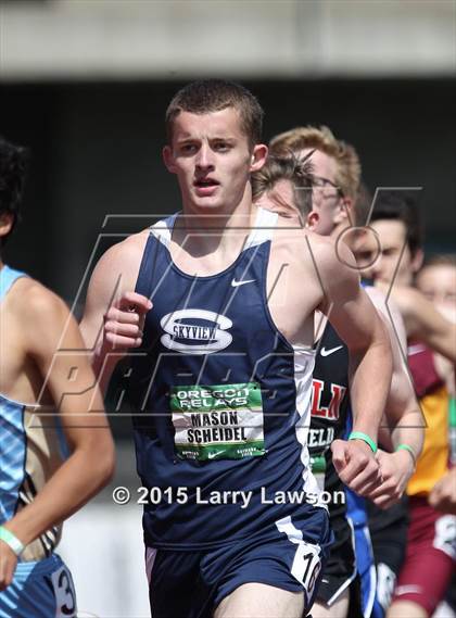 Thumbnail 3 in Oregon Relays Boys 1500 photogallery.