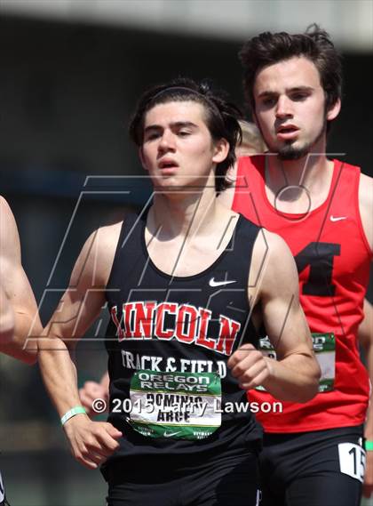 Thumbnail 3 in Oregon Relays Boys 1500 photogallery.