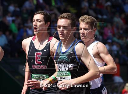 Thumbnail 1 in Oregon Relays Boys 1500 photogallery.