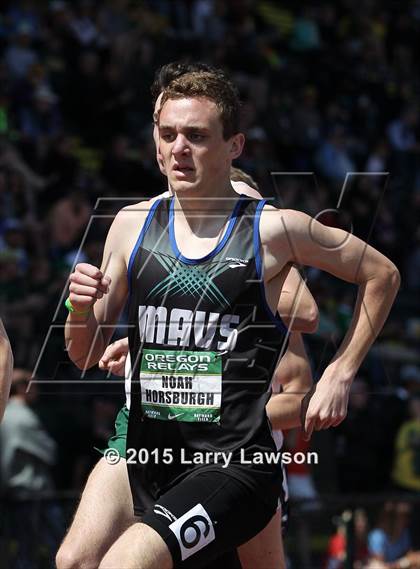 Thumbnail 1 in Oregon Relays Boys 1500 photogallery.