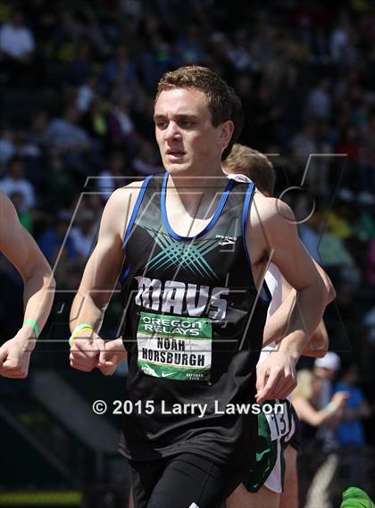 Thumbnail 2 in Oregon Relays Boys 1500 photogallery.