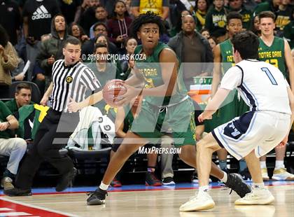 Thumbnail 1 in Notre Dame vs. Pleasant Valley (CIF State D3 Finals) photogallery.