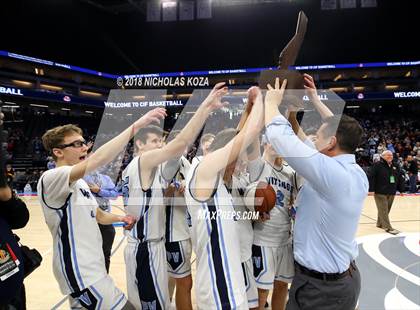 Thumbnail 3 in Notre Dame vs. Pleasant Valley (CIF State D3 Finals) photogallery.