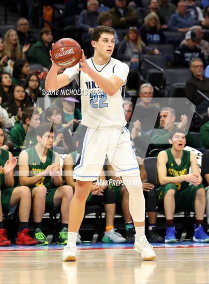 Thumbnail 1 in Notre Dame vs. Pleasant Valley (CIF State D3 Finals) photogallery.