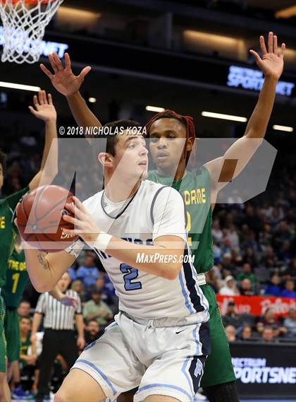 Thumbnail 3 in Notre Dame vs. Pleasant Valley (CIF State D3 Finals) photogallery.