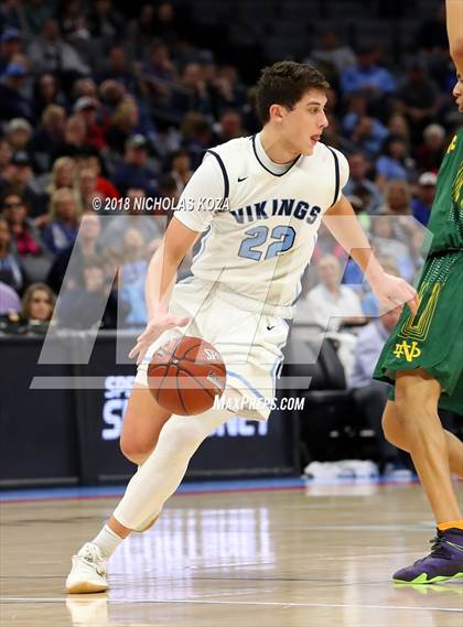 Thumbnail 3 in Notre Dame vs. Pleasant Valley (CIF State D3 Finals) photogallery.