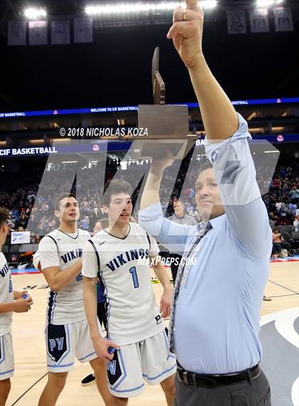 Thumbnail 1 in Notre Dame vs. Pleasant Valley (CIF State D3 Finals) photogallery.
