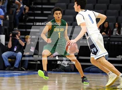 Thumbnail 3 in Notre Dame vs. Pleasant Valley (CIF State D3 Finals) photogallery.