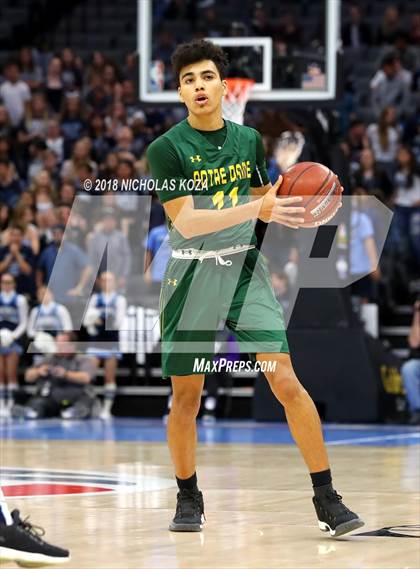 Thumbnail 3 in Notre Dame vs. Pleasant Valley (CIF State D3 Finals) photogallery.
