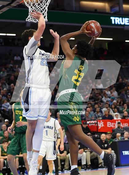 Thumbnail 3 in Notre Dame vs. Pleasant Valley (CIF State D3 Finals) photogallery.