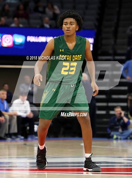 Thumbnail 3 in Notre Dame vs. Pleasant Valley (CIF State D3 Finals) photogallery.