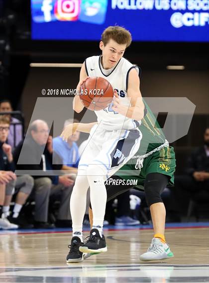 Thumbnail 1 in Notre Dame vs. Pleasant Valley (CIF State D3 Finals) photogallery.