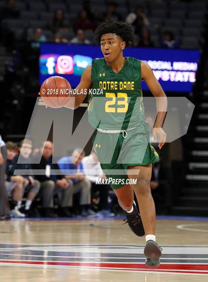 Thumbnail 1 in Notre Dame vs. Pleasant Valley (CIF State D3 Finals) photogallery.