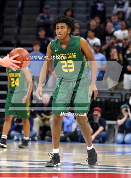 Thumbnail 2 in Notre Dame vs. Pleasant Valley (CIF State D3 Finals) photogallery.