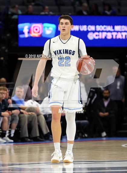 Thumbnail 2 in Notre Dame vs. Pleasant Valley (CIF State D3 Finals) photogallery.