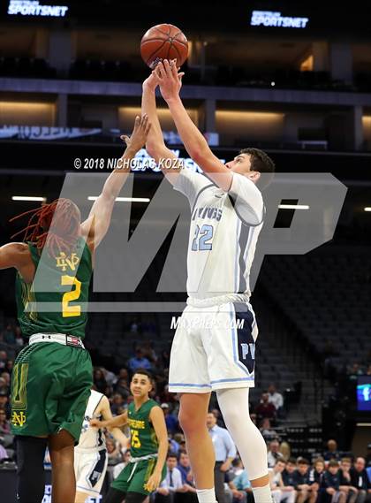 Thumbnail 2 in Notre Dame vs. Pleasant Valley (CIF State D3 Finals) photogallery.