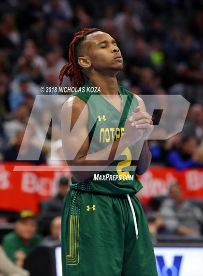 Thumbnail 1 in Notre Dame vs. Pleasant Valley (CIF State D3 Finals) photogallery.