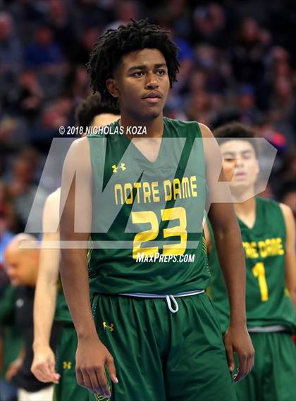 Thumbnail 2 in Notre Dame vs. Pleasant Valley (CIF State D3 Finals) photogallery.