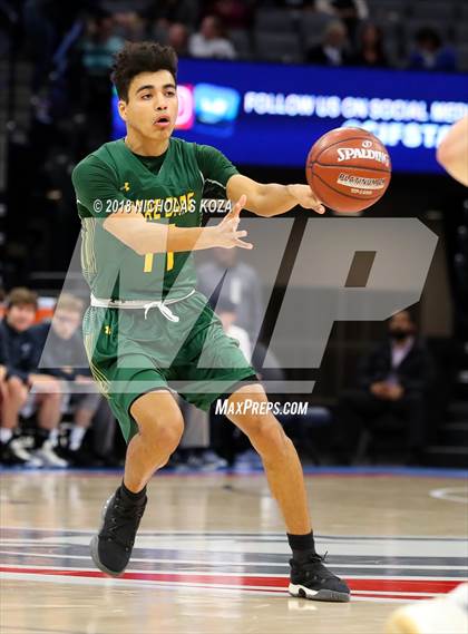 Thumbnail 2 in Notre Dame vs. Pleasant Valley (CIF State D3 Finals) photogallery.