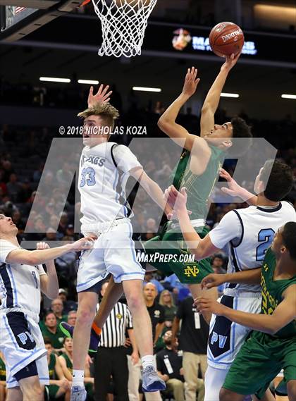 Thumbnail 1 in Notre Dame vs. Pleasant Valley (CIF State D3 Finals) photogallery.