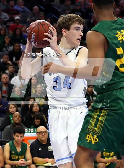 Thumbnail 3 in Notre Dame vs. Pleasant Valley (CIF State D3 Finals) photogallery.