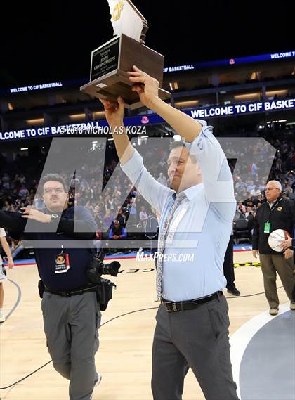Thumbnail 2 in Notre Dame vs. Pleasant Valley (CIF State D3 Finals) photogallery.