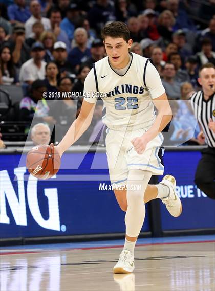 Thumbnail 3 in Notre Dame vs. Pleasant Valley (CIF State D3 Finals) photogallery.