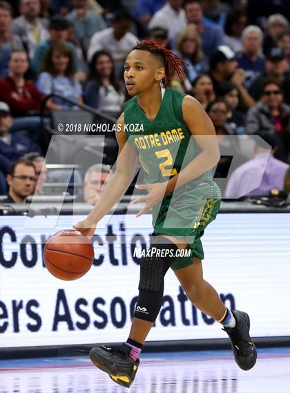 Thumbnail 2 in Notre Dame vs. Pleasant Valley (CIF State D3 Finals) photogallery.