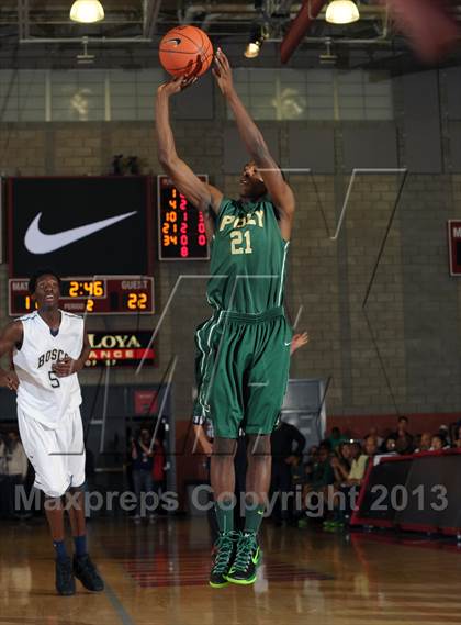 Thumbnail 1 in St. John Bosco vs. Long Beach Poly (Nike Extravaganza) photogallery.