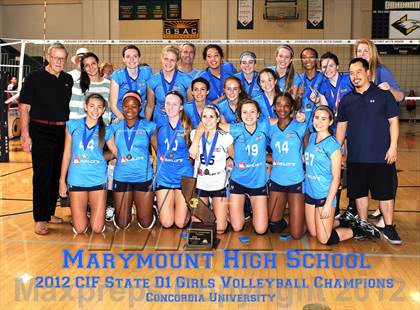 Thumbnail 1 in Marymount vs. St. Francis (CIF State D1 Final) photogallery.
