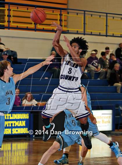 Thumbnail 2 in Sevier County vs Hardin Valley Academy  (Smoky Mountain Classic Christmas Tournament) photogallery.
