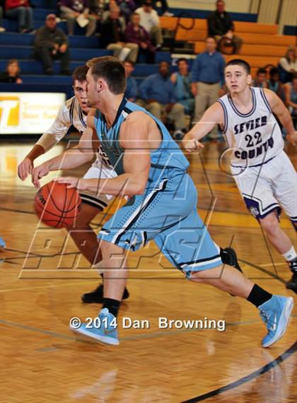 Thumbnail 2 in Sevier County vs Hardin Valley Academy  (Smoky Mountain Classic Christmas Tournament) photogallery.