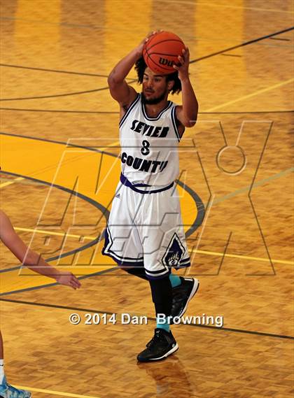 Thumbnail 3 in Sevier County vs Hardin Valley Academy  (Smoky Mountain Classic Christmas Tournament) photogallery.
