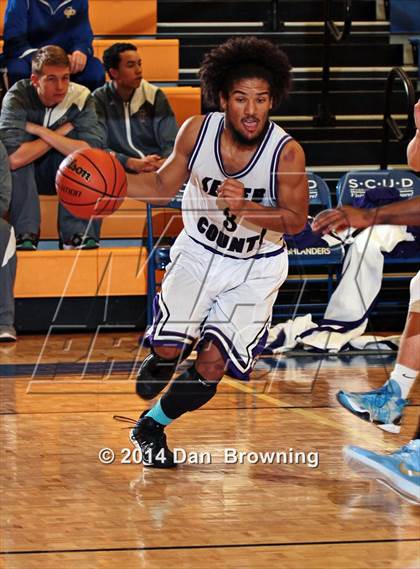 Thumbnail 2 in Sevier County vs Hardin Valley Academy  (Smoky Mountain Classic Christmas Tournament) photogallery.