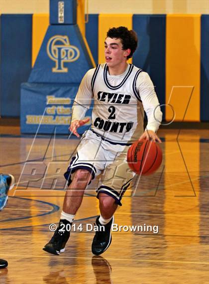 Thumbnail 1 in Sevier County vs Hardin Valley Academy  (Smoky Mountain Classic Christmas Tournament) photogallery.
