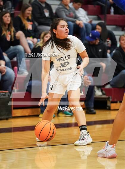 Thumbnail 3 in Wells vs. McDermitt (NIAA 1A East Girls Semifinals) photogallery.