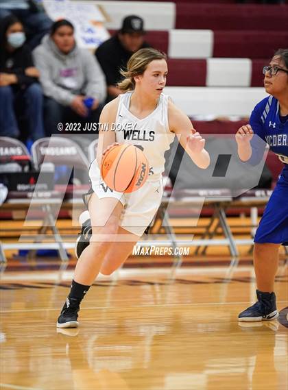 Thumbnail 1 in Wells vs. McDermitt (NIAA 1A East Girls Semifinals) photogallery.