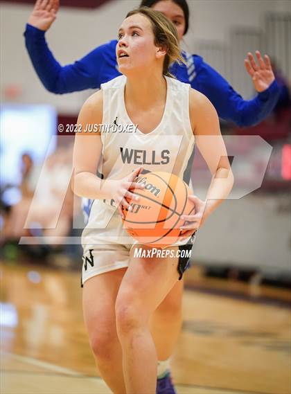 Thumbnail 1 in Wells vs. McDermitt (NIAA 1A East Girls Semifinals) photogallery.