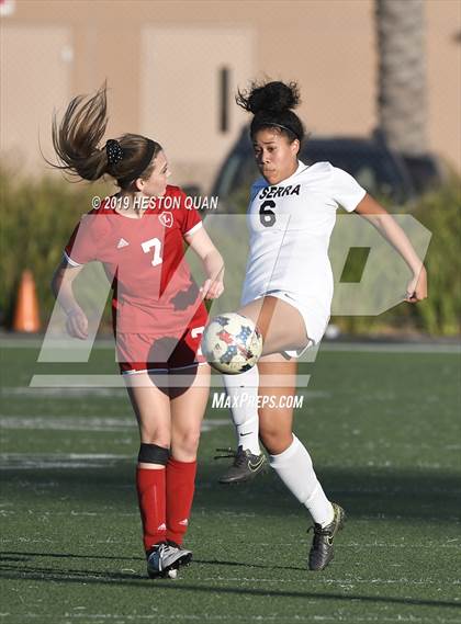 Thumbnail 3 in JSerra Catholic @ Orange Lutheran photogallery.