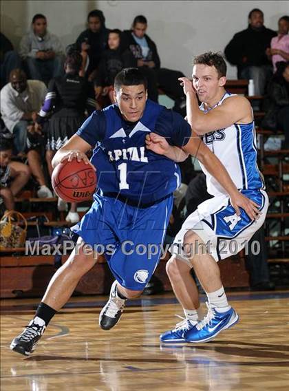 Thumbnail 2 in Capital Christian vs. Analy (St. Hope Classic) photogallery.