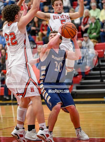 Thumbnail 3 in Marquette vs Hall (Colmone Classic) photogallery.