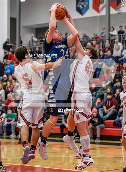 Thumbnail 3 in Marquette vs Hall (Colmone Classic) photogallery.
