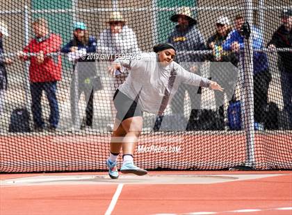 Thumbnail 3 in CIF NCS Track & Field Meet of Champions (Girls Discus Finals) photogallery.