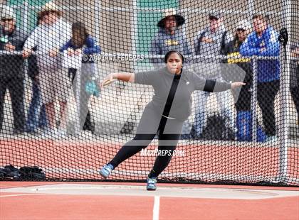 Thumbnail 1 in CIF NCS Track & Field Meet of Champions (Girls Discus Finals) photogallery.