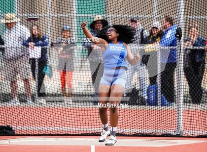 Thumbnail 2 in CIF NCS Track & Field Meet of Champions (Girls Discus Finals) photogallery.