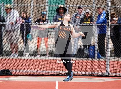 Thumbnail 2 in CIF NCS Track & Field Meet of Champions (Girls Discus Finals) photogallery.